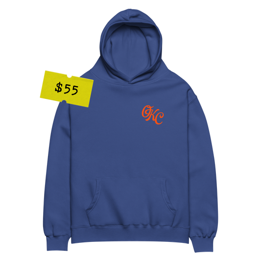 The City Hoodie - Orange/Blue