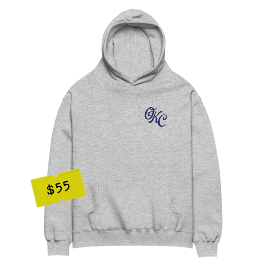 The City Hoodie - Navy/Heather Grey