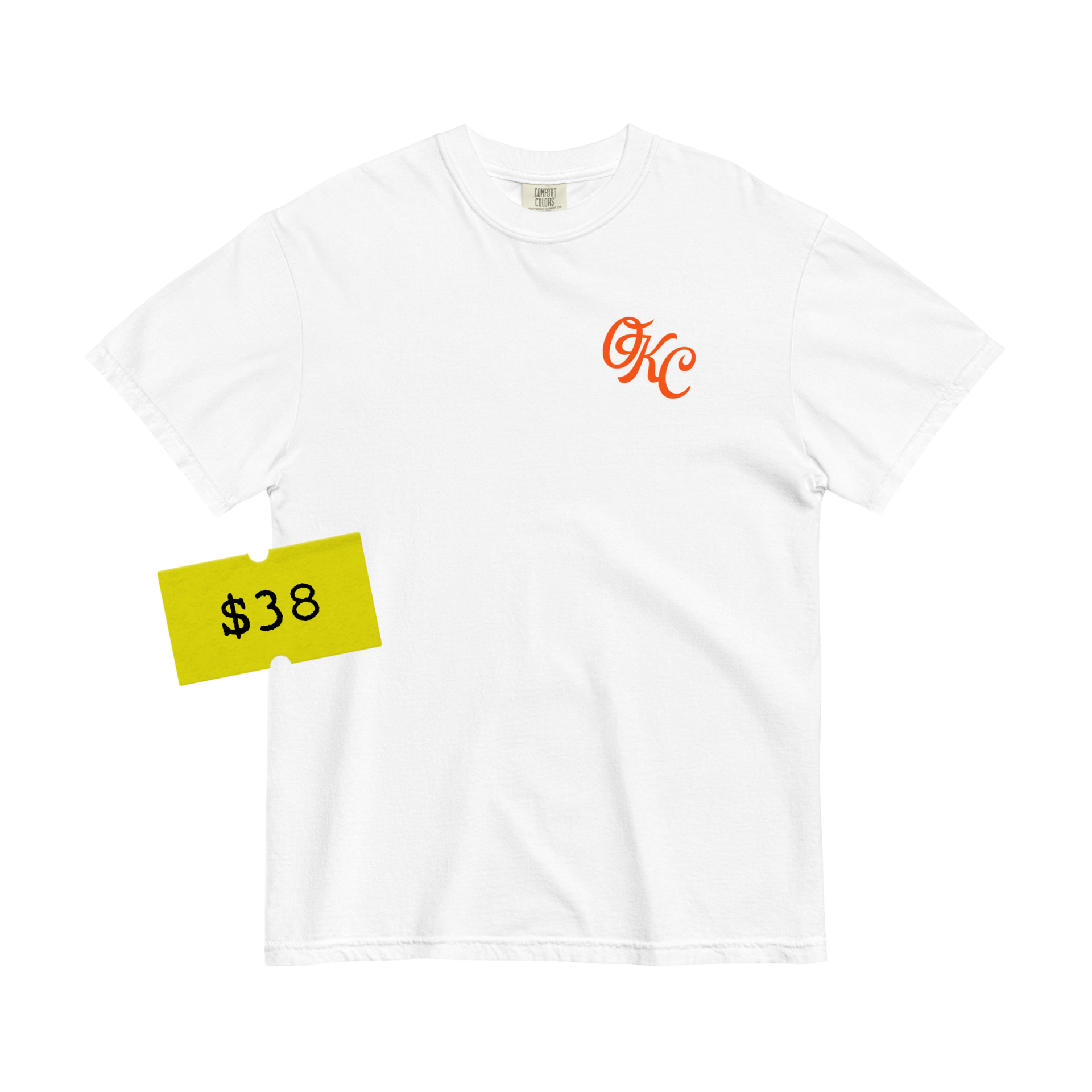 The City Tee - Orange/White – Loud Town Collective