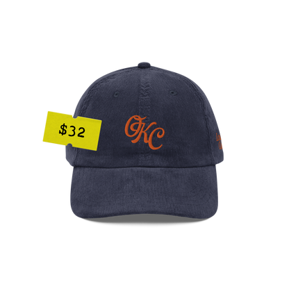 The City Vintage Corduroy Cap - Navy – Loud Town Collective