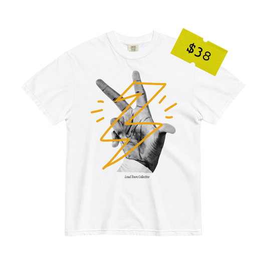 Treball Tee - Yellow/White